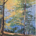 Dancing Yellows, Oil on Canvas, 30 x 48