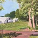 Saturday Morning on the Farm, Oil on Canvas, 16 x 20