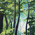 Gathering Green, oil, 48 x 32