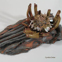 Epiphyte,   clay and glaze,  10 x 15 x 6