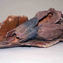 Pod Resting, clay and glaze 20 x 6 x 7